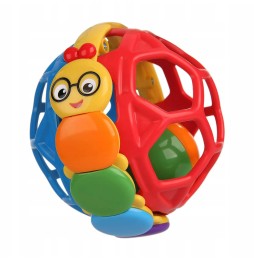 Colorful Plastic Ball with Rattle