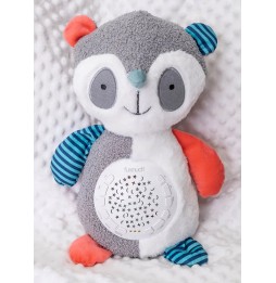 Soft Cuddly Toy with Projector Raccoon Askato 0+