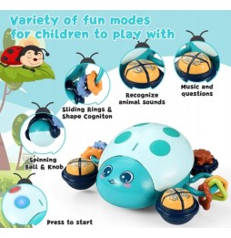 Interactive Ladybug Crawling Toy for Kids 6m+