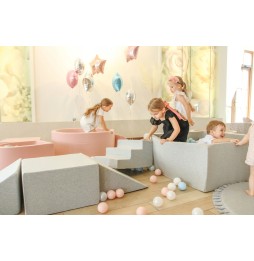 Foam Play Set with 400 Balls - Gray