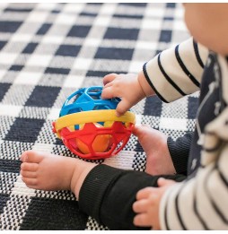 Colorful Plastic Ball with Rattle