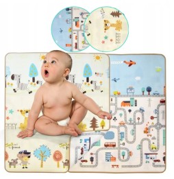 Double-Sided Educational Mat for Infants 150x180 cm