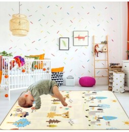 Double-Sided Educational Mat for Infants 150x180 cm