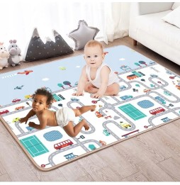 Double-Sided Educational Mat for Infants 150x180 cm