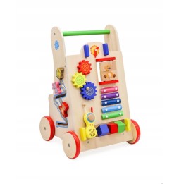 Wooden Educational Push Walker 6-in-1