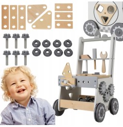 Wooden Workshop Walker 3in1 for Kids