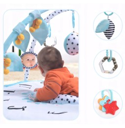 Large 9-in-1 Interactive Educational Play Mat