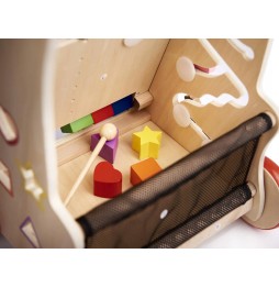 Wooden Educational Push Walker 6-in-1