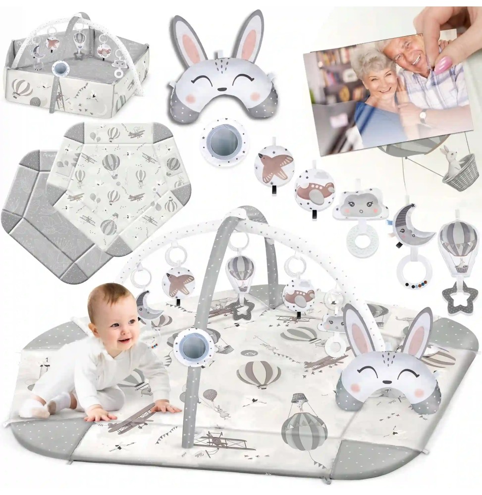 Nukido interactive play mat gray