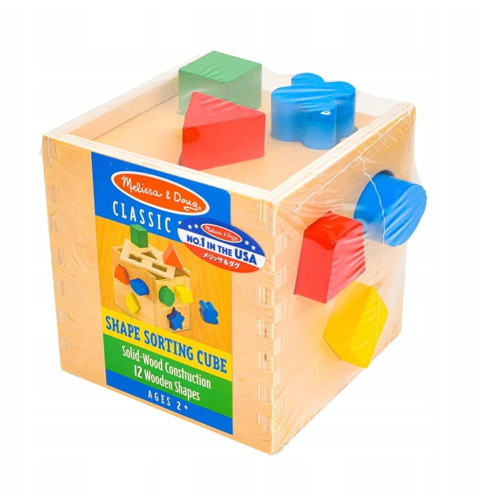 Melissa And Doug Wooden Blocks Cube