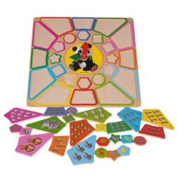 Educational Clock Board and Counting Set