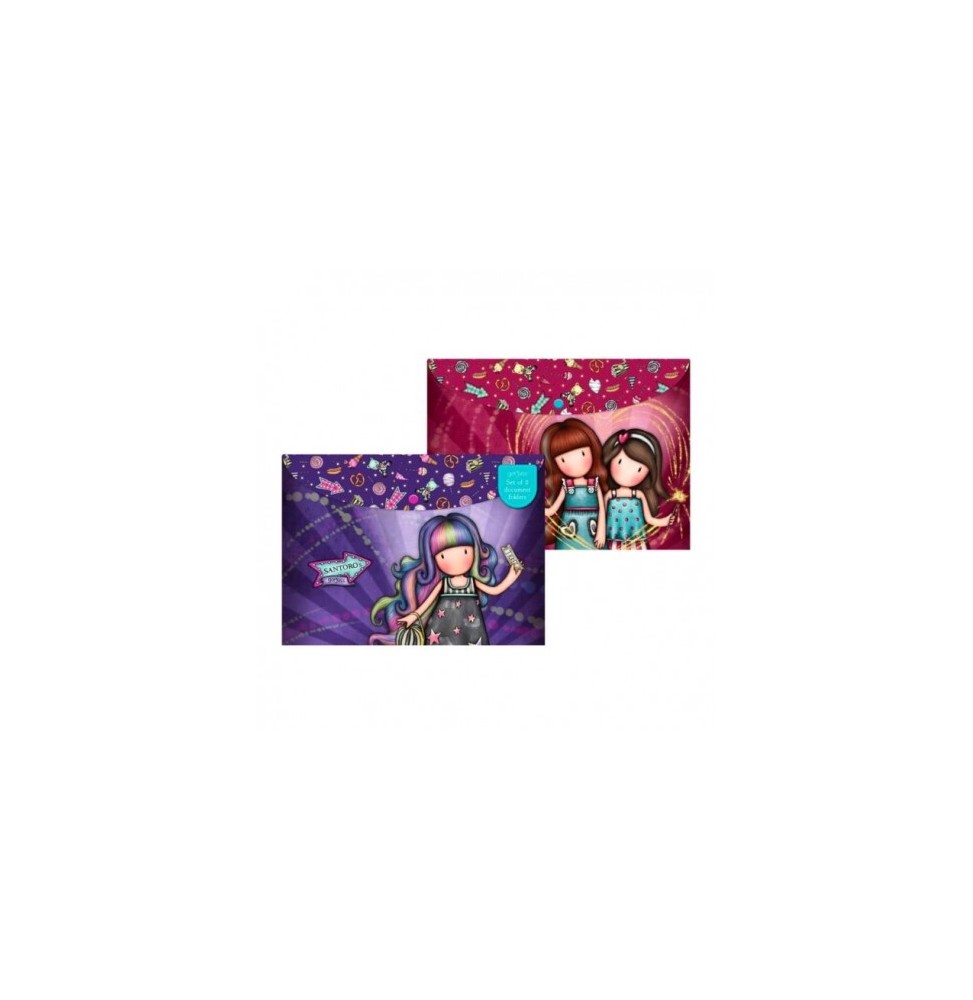 Gorjuss A4 Folder Set - Fairground Fireworks Up and Away