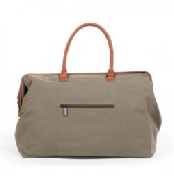 Childhome mommy bag khaki - geantă scutece elegantă