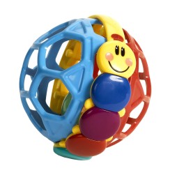 Colorful Plastic Ball with Rattle