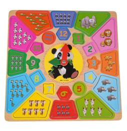 Educational Clock Board and Counting Set