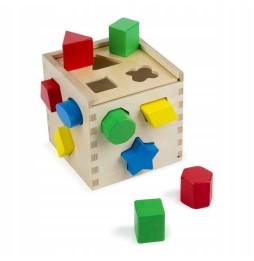 Melissa And Doug Wooden Blocks Cube