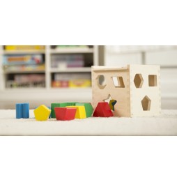 Melissa And Doug Wooden Blocks Cube