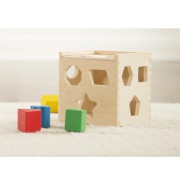 Melissa And Doug Wooden Blocks Cube