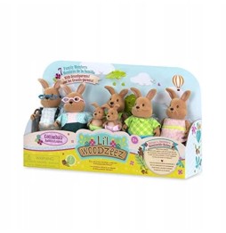 Li'l Woodzeez 7 Rabbit Figures