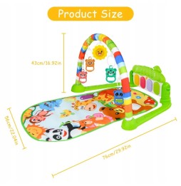 Aomig Educational Play Mat with Music and Lights