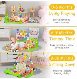 Aomig Educational Play Mat with Music and Lights