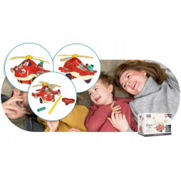 Interactive Helicopter Push Toy for Kids