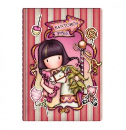 Small Notebook with Stickers - Gorjuss Carousel