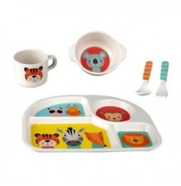 Melamine Children's Dinnerware Set, 5 Pieces