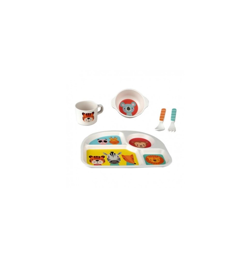 Melamine Children's Dinnerware Set, 5 Pieces