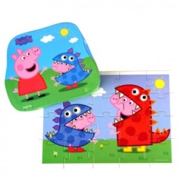 Puzzle dla dzieci, George, 20 elementów, Świnka Peppa