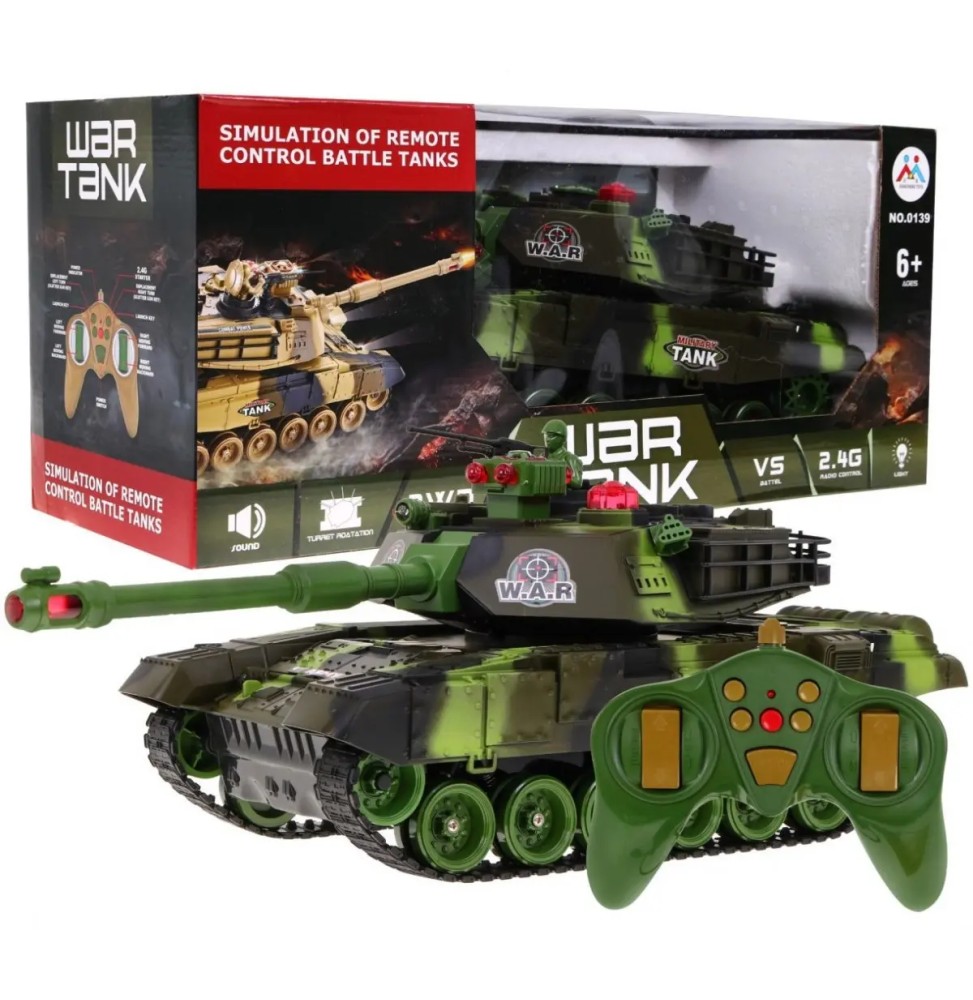 Remote Controlled Tank for Kids 3+