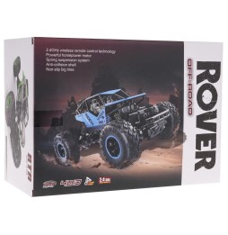 Crawler rover 1:16 r/c albastru - control de la distanță 4x4