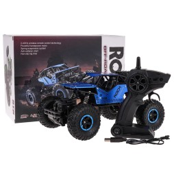 Crawler rover 1:16 r/c albastru - control de la distanță 4x4