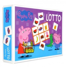 Lotto dla dzieci, świnka peppa - gra planszowa