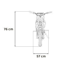 Motor RENEGADE 50R czerwony - solidny i wytrzymały