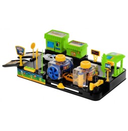 Kids Car Wash Playset with Moving Parts