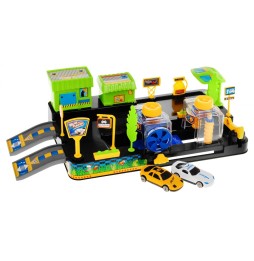 Kids Car Wash Playset with Moving Parts