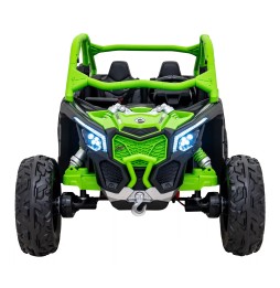 Vehicul buggy maverick turbo rr verde pentru copii