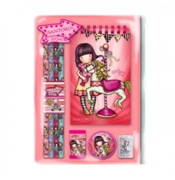 Gorjuss Fairground Carousel School Supplies Set