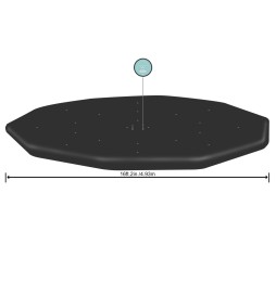 Pokrywa na basen stelażowy i panelowy hydrium 460-488cm