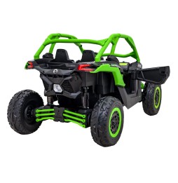 Pojazd buggy maverick turbo rr zielony dla dzieci