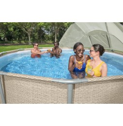 Copertină piscine grădină 305-549cm bestway UV