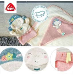 Mermaid-Shaped Washcloth for Kids from Sea Collection