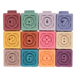 Set of 12 Sensory Dice for Babies