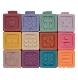 Set of 12 Sensory Dice for Babies