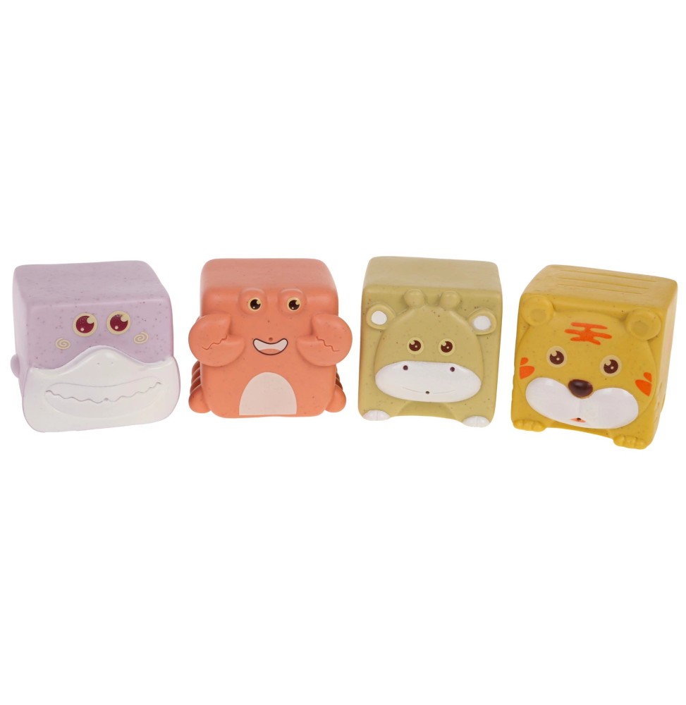 12-Piece Animal Sensory Cube Set