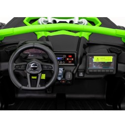 Vehicul buggy maverick turbo rr verde pentru copii