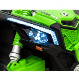 Vehicul buggy maverick turbo rr verde pentru copii