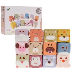 12-Piece Animal Sensory Cube Set