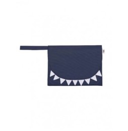 Baby Bites Shark Navy Blue Travel Mat